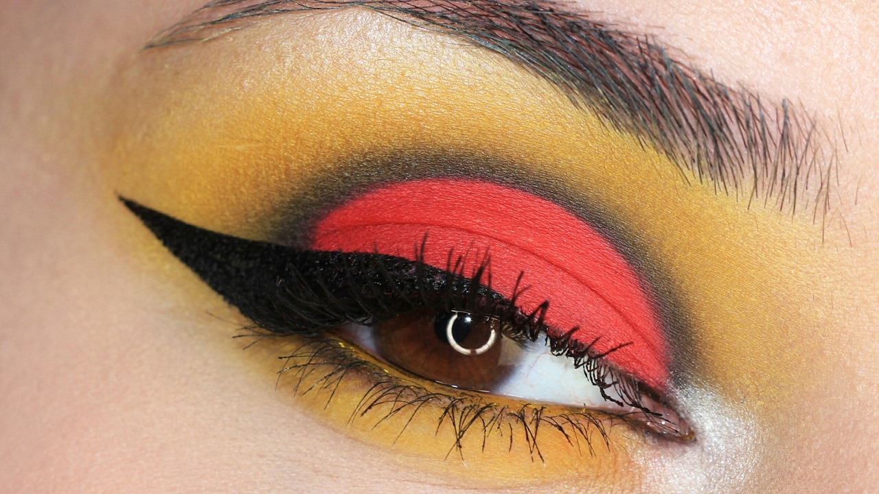 Pikachu eye makeup tutorial! Collab w/ Jenn Fowler!