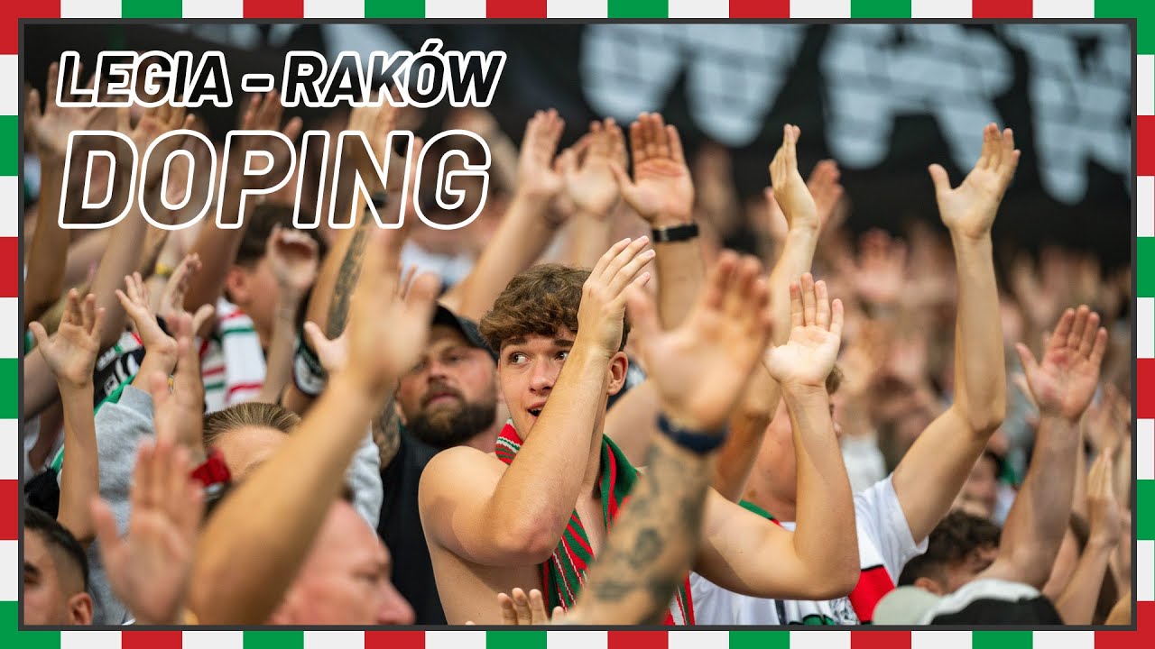 Doping na meczu Legia - Raków