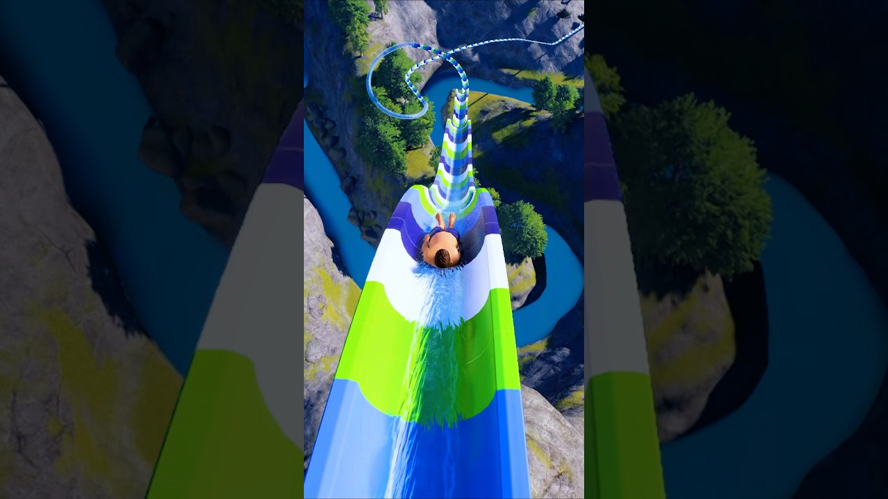 This Water Slide Will Give You Goosebumps 😭🌊😱 (Planet Coaster2)