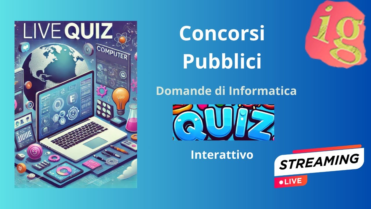 Concorsi pubblici informatica - Quiz in live