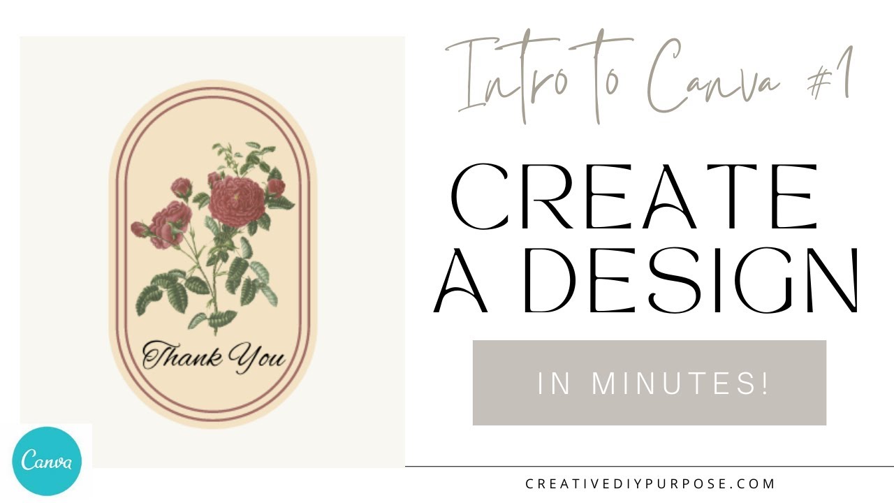 HOW TO CREATE A CUSTOM DESIGN - Canva Tutorial for Beginners