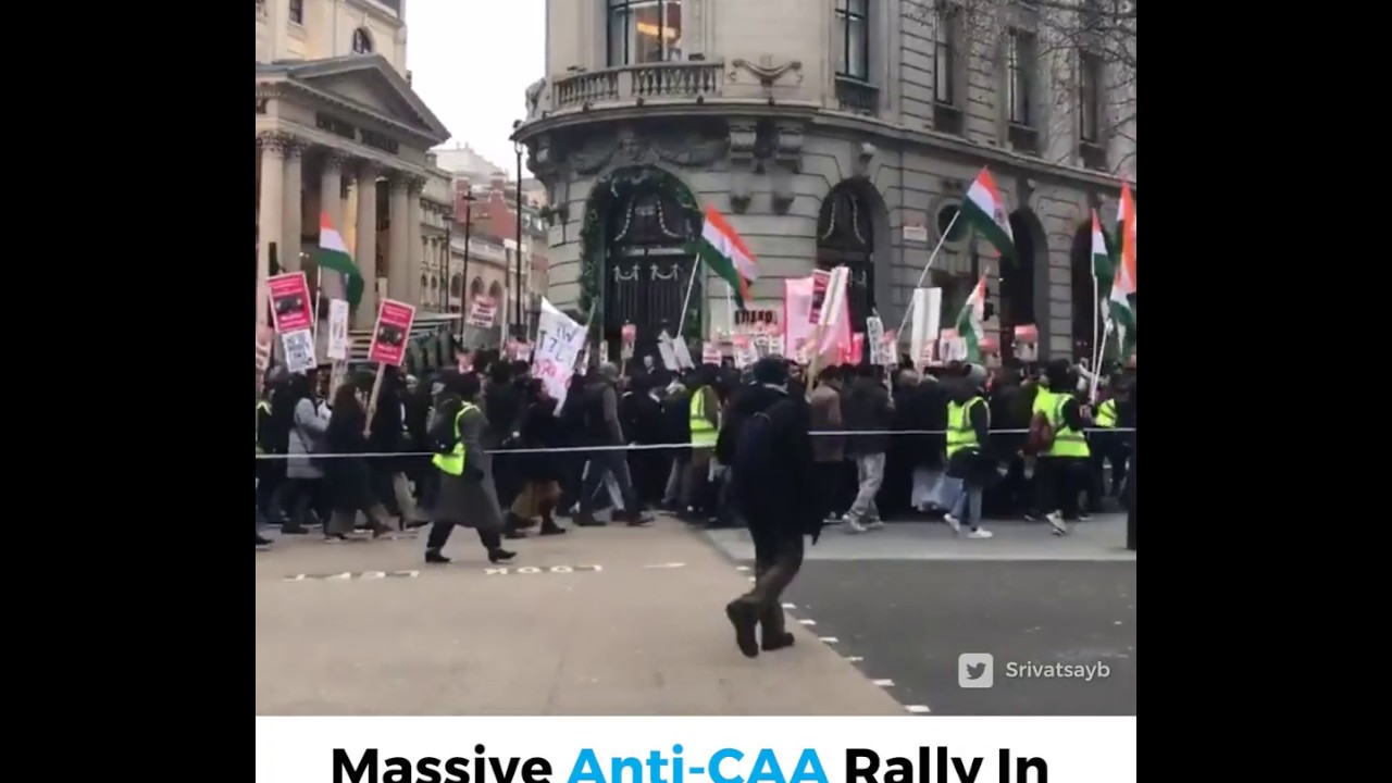 Massive Anti-CAA Rally In London