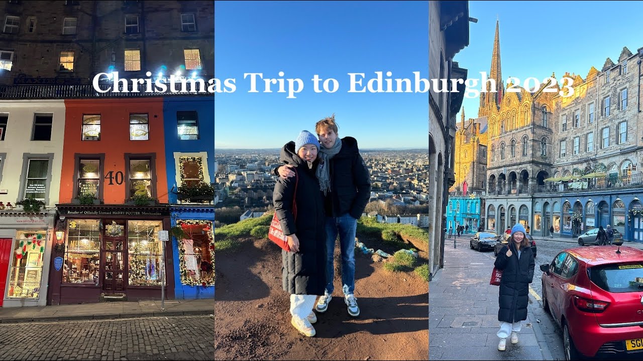 Ep.6 Christmas in Edinburgh 2023| Scotland| Calton Hill| Arthur's Seat| Food and drinks in Edinburgh