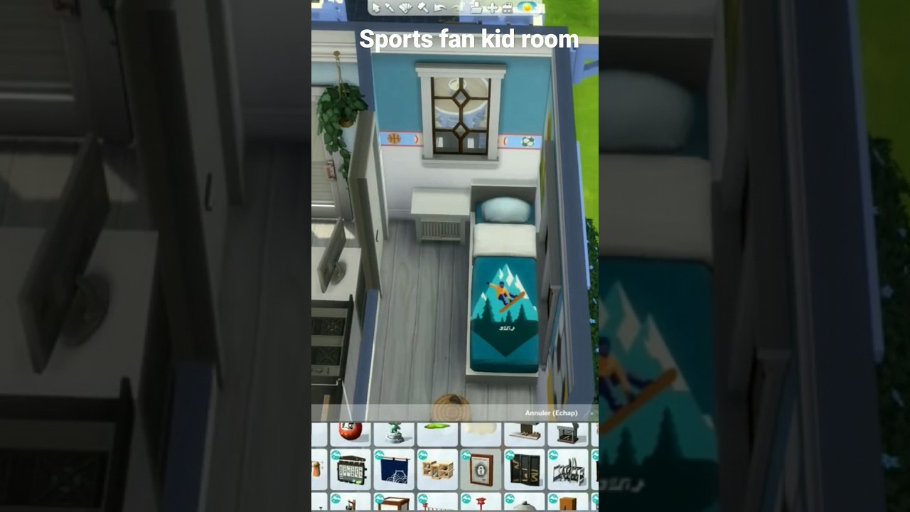 Sports fan kid room 🏀 