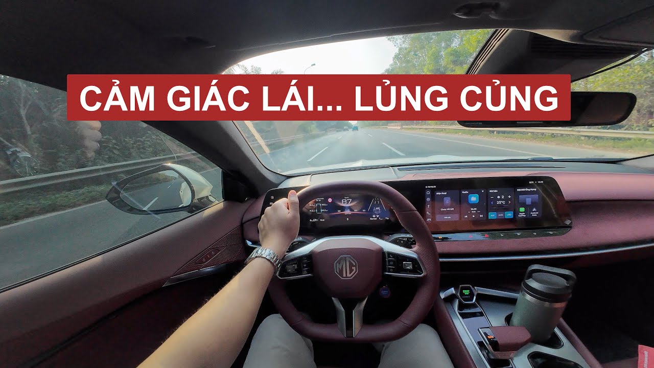 MG7 POV test drive: sự khó hiểu của 1 chiếc sedan Coupe thể thao... cho GIA ĐÌNH