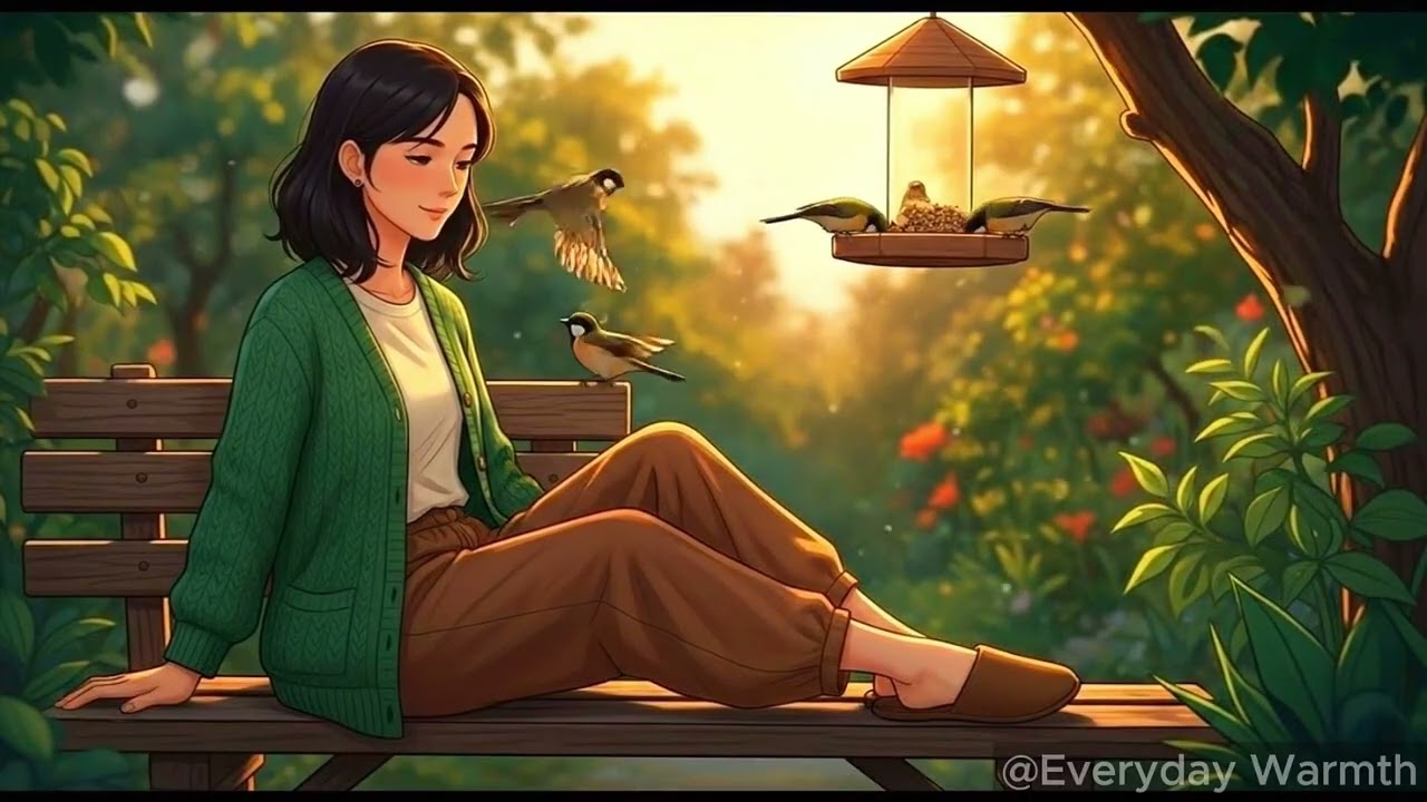 Observing Birds in the Backyard | Soft Chirps and Gentle Solitude
