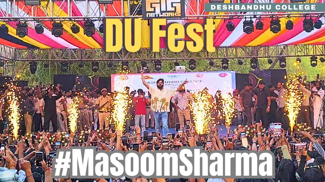 Masoom Sharma | DU Fest | Deshbandhu College | Vivek Kumar