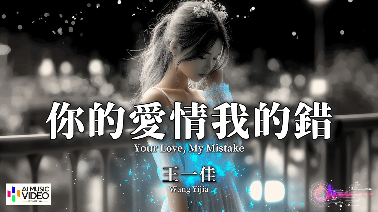 【高清MV】王一佳 - 你的愛情我的錯【Pinyin + Eng Sub | AI音樂視頻 | 繁體拼音英文動態字幕】Wang Yi Jia【王一佳 - 你的爱情我的错】