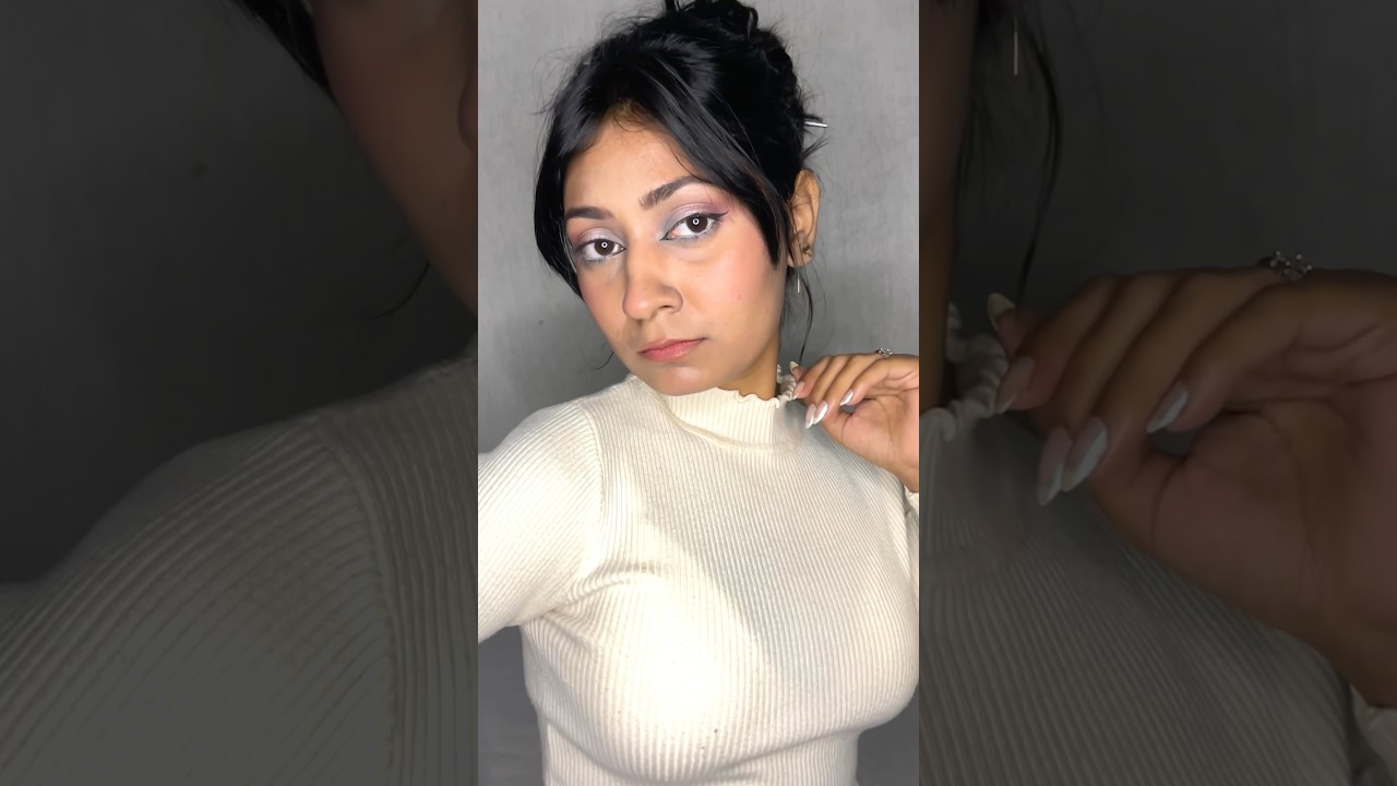 Rate my look🤭🤍 “want tutorial?” 