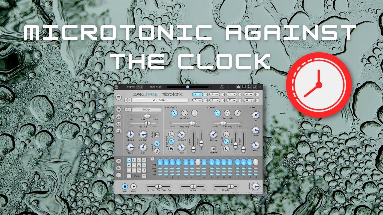 Making A Techno Track In 10 MINUTES With MicroTonic