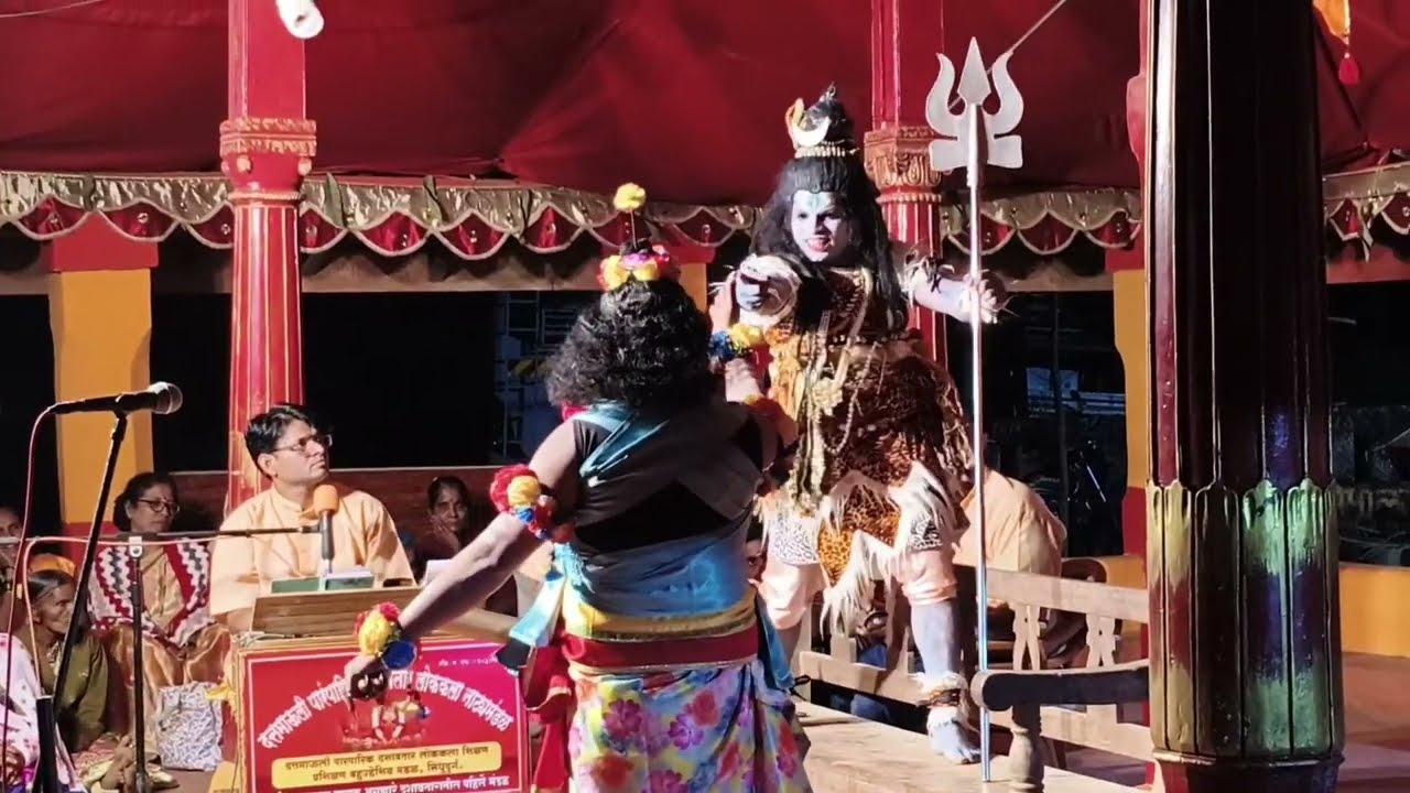 आज गोकुळात रंग खेळतो || अप्रतिम गरबा नृत्य || दत्तमाऊली दशावतार नाट्य मंडळ,  कुडाळ || #दशावतार_नाटक