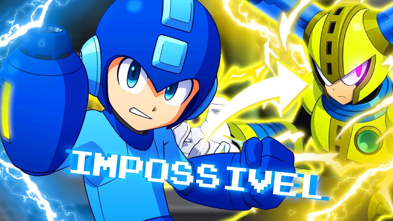 PEGUEI DEPRESSÃO COM ESSE DESAFIO JOGANDO MEGAMAN 11