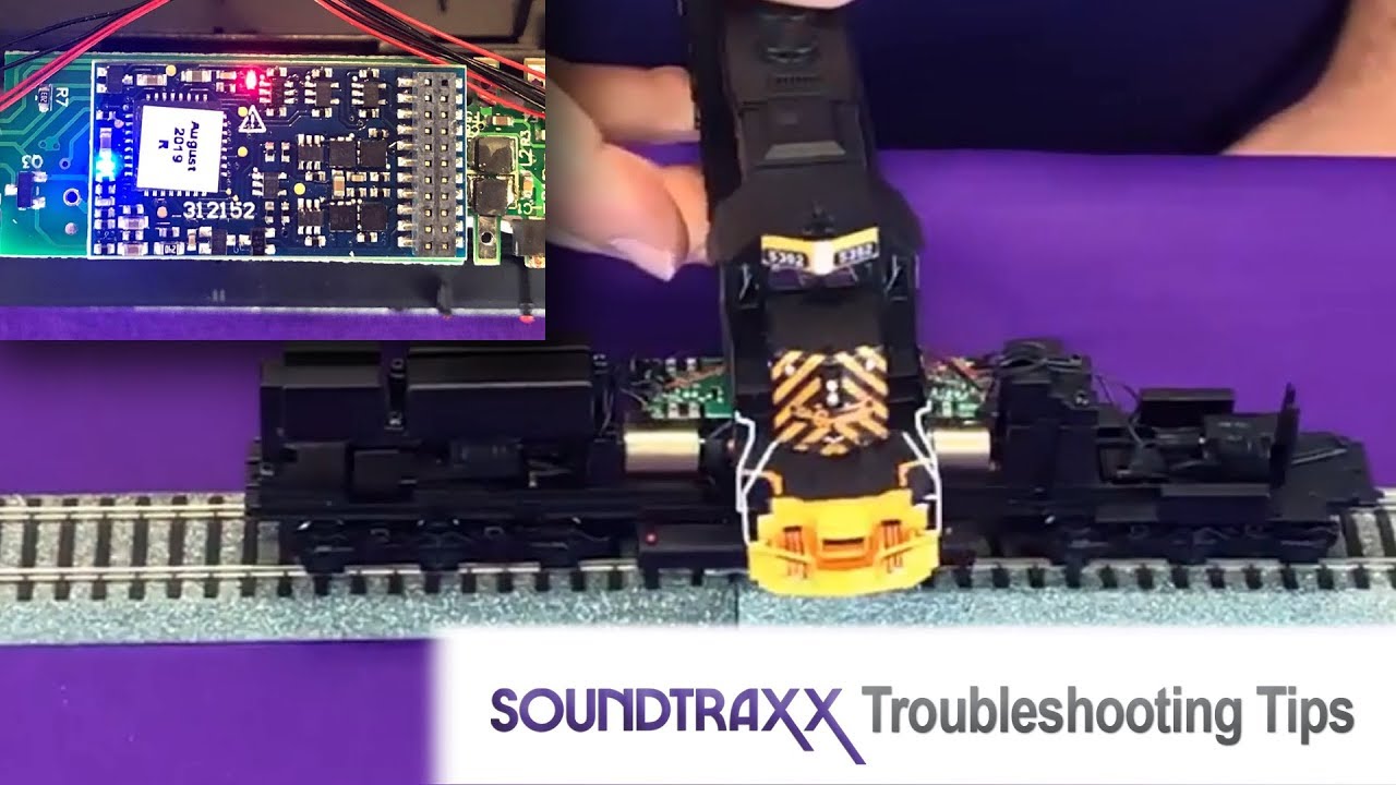 SoundTraxx Troubleshooting Tips