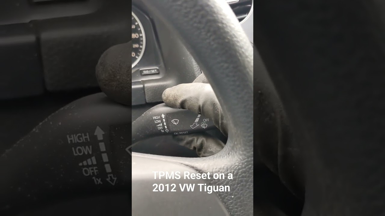 *New* TMPS reset on a 2012 VW Tiguan #automobile #tpms #VW #Diy #tiguan