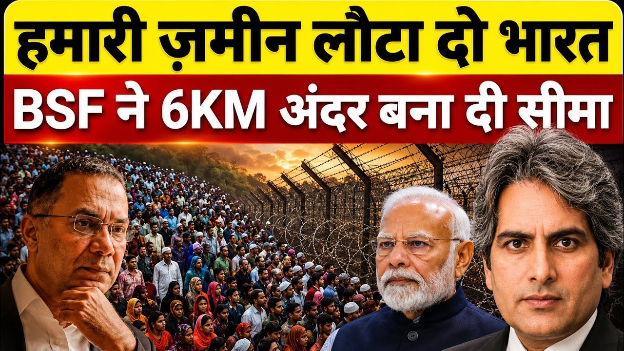 Why Bangladesh Objected to India's 6KM Border Fence & The Truth Behind the Diplomatic Row!