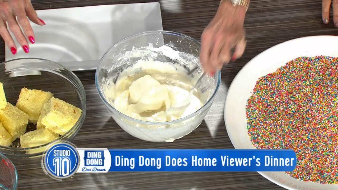 Ding Dong Does Dinner: Fairy Bread Lamingtons