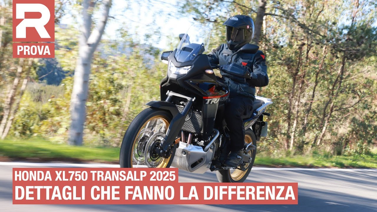 Honda Transalp 2025: quanto è cambiata la XL750? La prova della adventure media di Honda