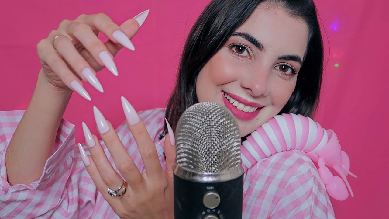 ASMR SÓ TRIGGERS COR DE ROSA - Sweet Carol