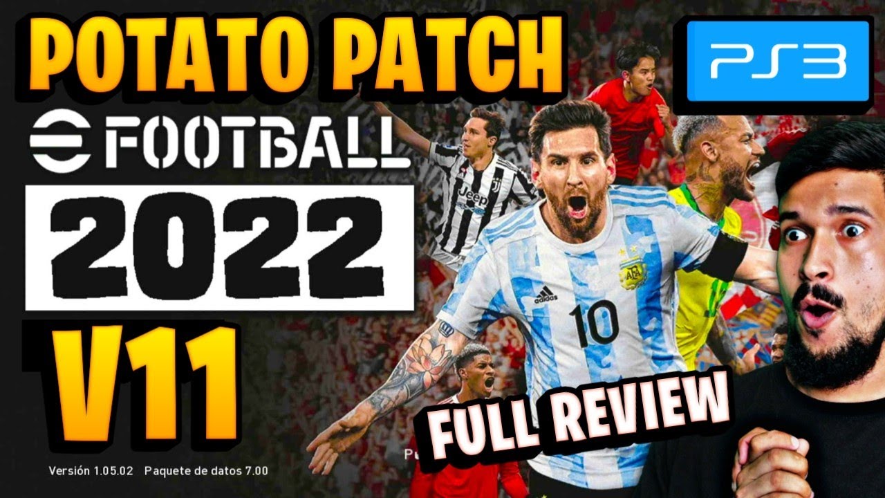 eFOOTBALL 2022 PS3 | Review | POTATO PATCH v11 | El mejor?✅