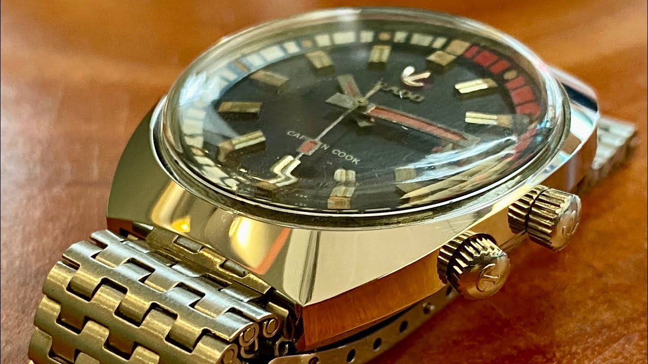 Vintage Serviced 1960s Original Rado Captain Cook 11773/2 MkII Divers Watch w/ Custom Hands