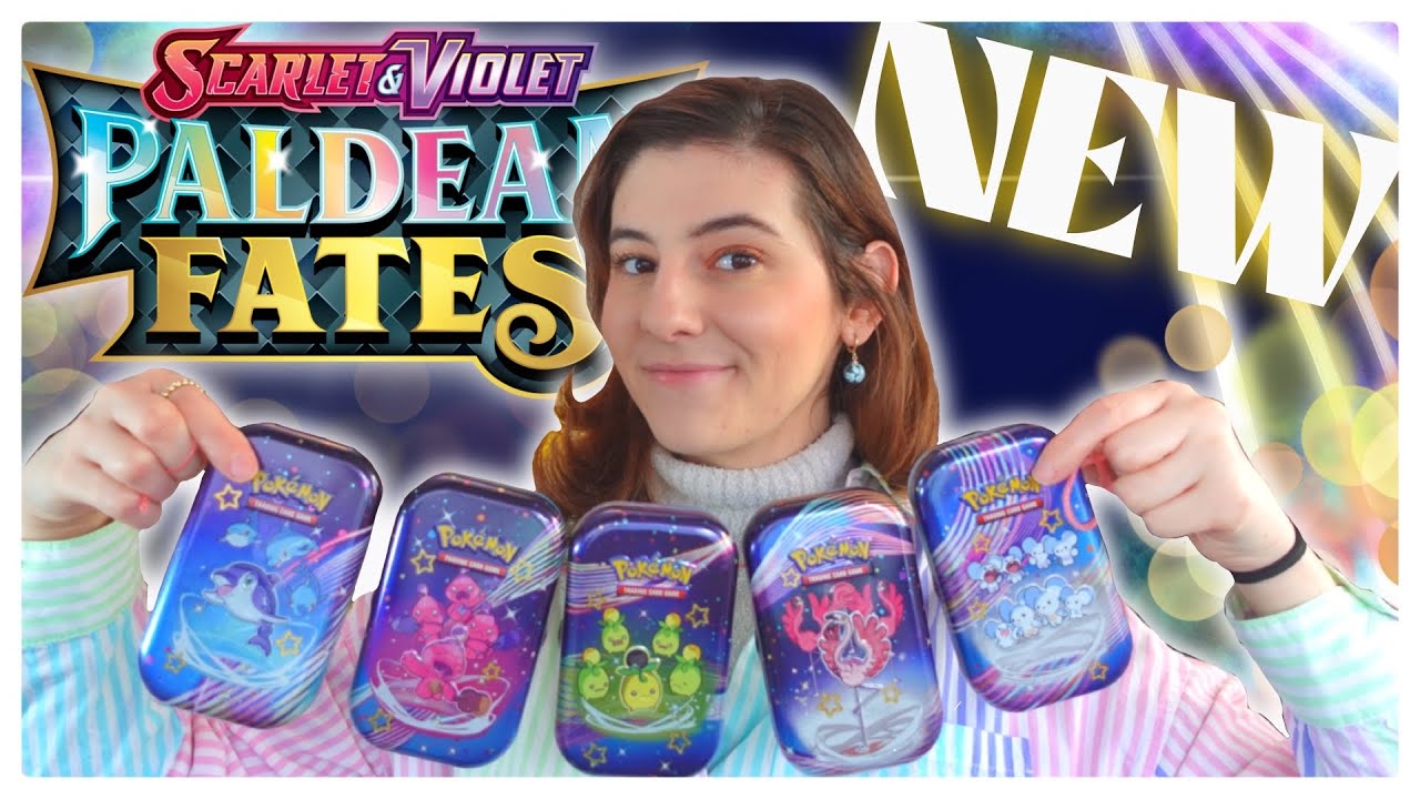Opening the NEW Paldean Fates Mini Tins!