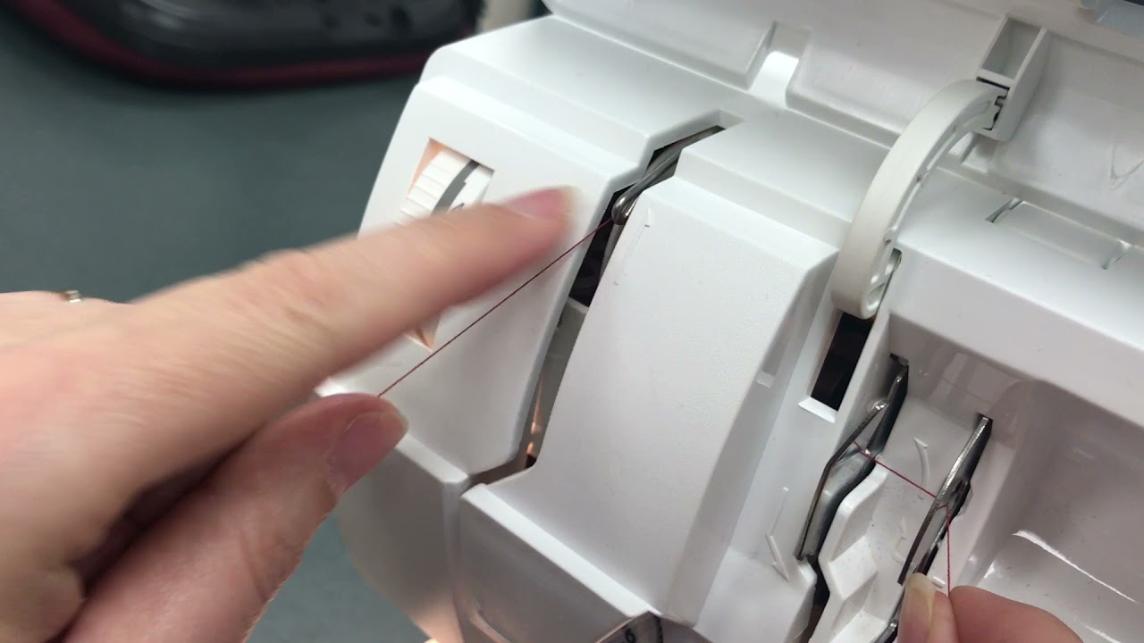 How to thread a Husqvarna Viking Sewing machine
