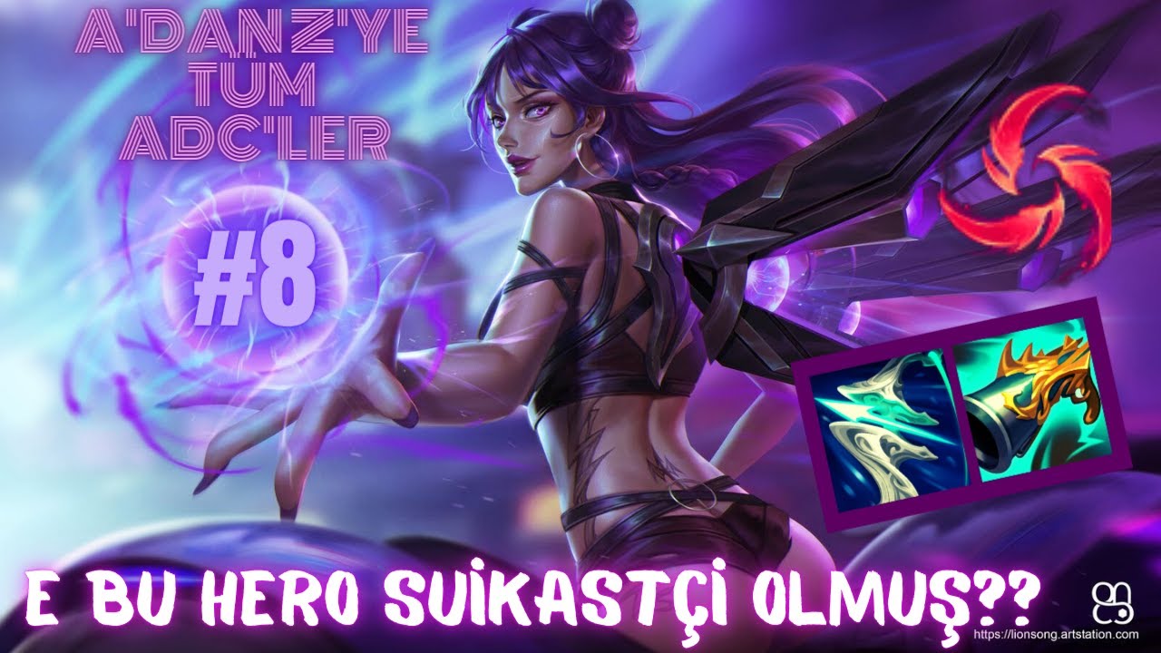 KAFALARINA ATLADIK! KAİSA ÖĞRETİCİ! NASIL ADC OYNANIR? A'DAN Z'YE TÜM ADC'LER #8