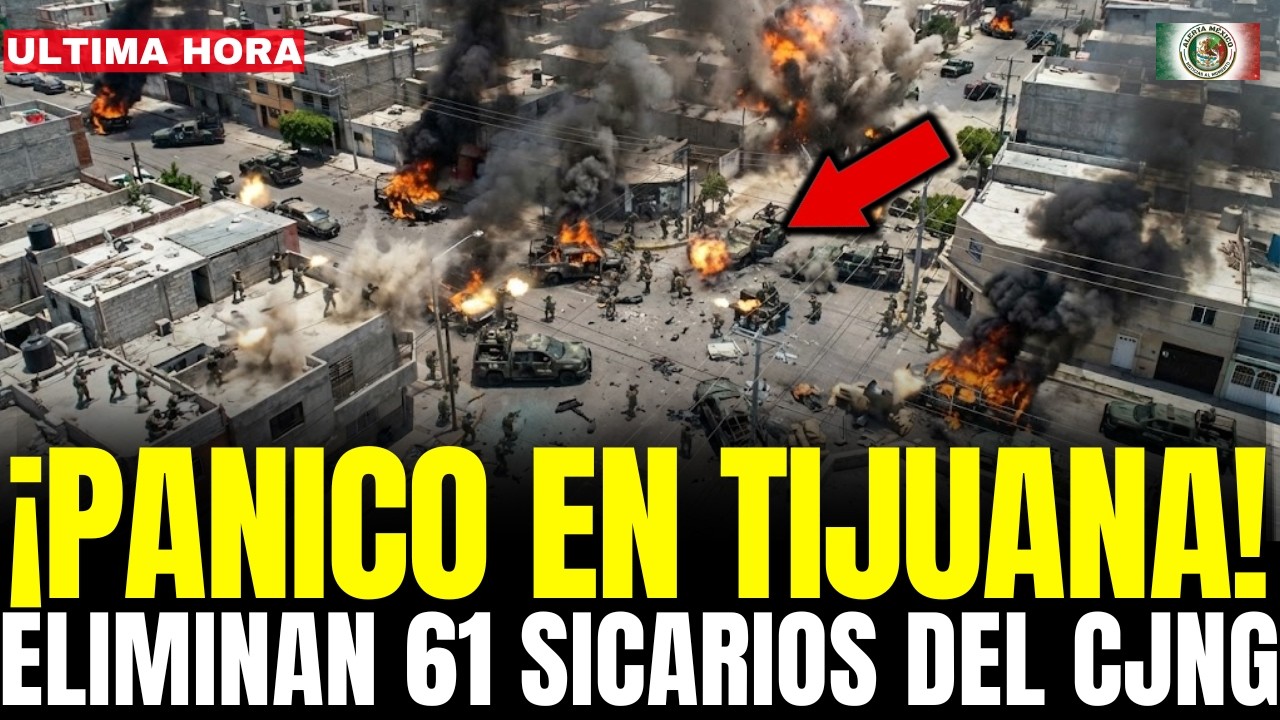 ¡VENGANZA EN TIJUANA! MURCIÉLAGOS ANIQUILAN A 61 SICARIOS DEL CJNG EN 19 GUARIDAS