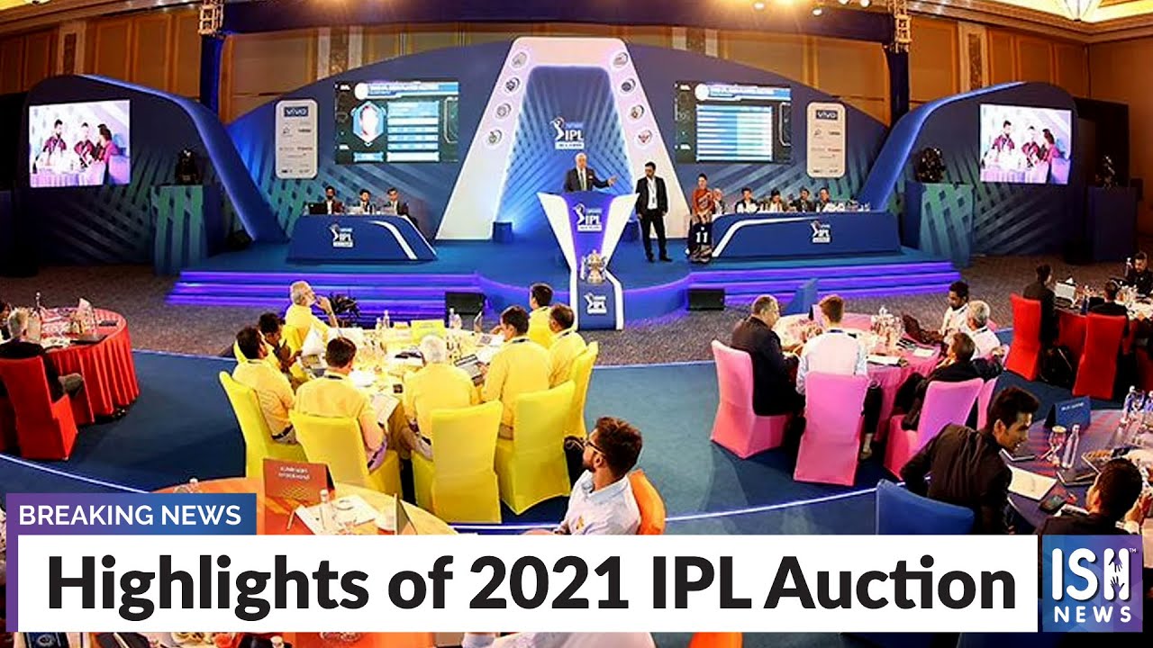 Highlights of 2021 IPL Auction