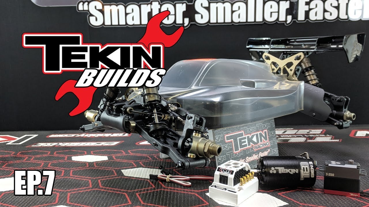 Tekin Builds Ep. 7 - TLR 8IGHT-X E 1:8 BUGGY Chassis Assembly