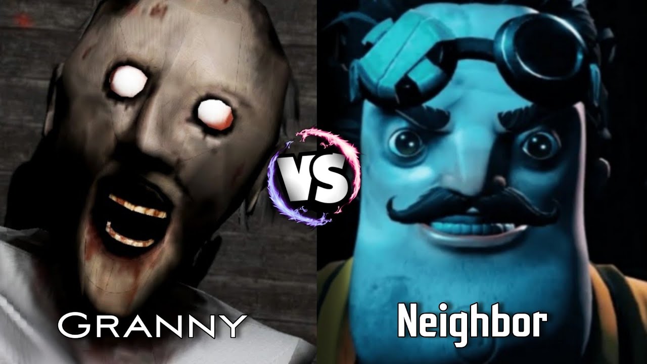 Who is Stronger ?!  | Granny Vs Neighbor | 🔥😨