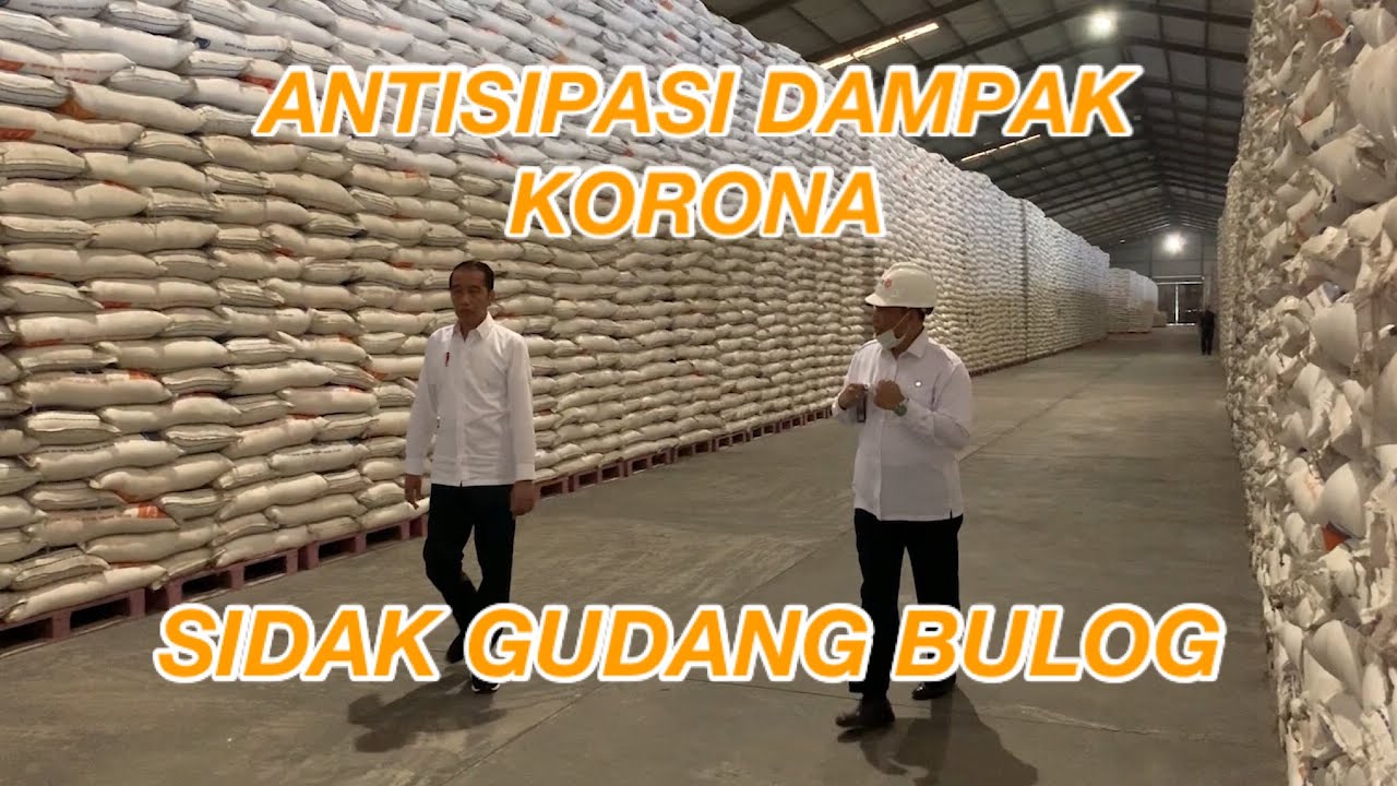 Mendadak, Presiden Tinjau Gudang Bulog Cek Ketersediaan Pangan, Jakarta Utara, 18 Maret 2020