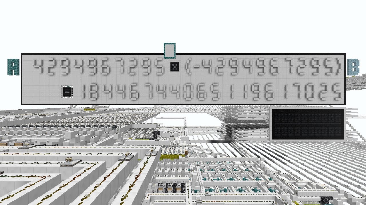 32 Bit Calculator in Minecraft