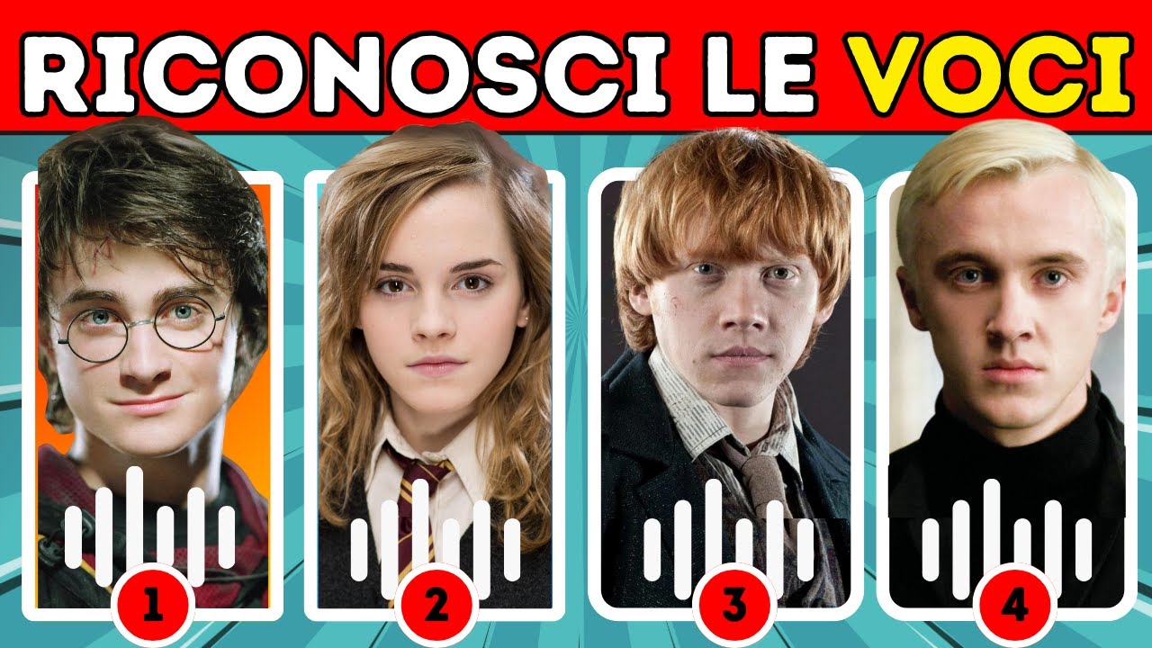 QUIZ - Harry Potter🧙🏻‍♂️ | Sei un VERO FAN? 🔥 Riconosci le Voci di Hogwarts 🎙️ | Guess the Voice