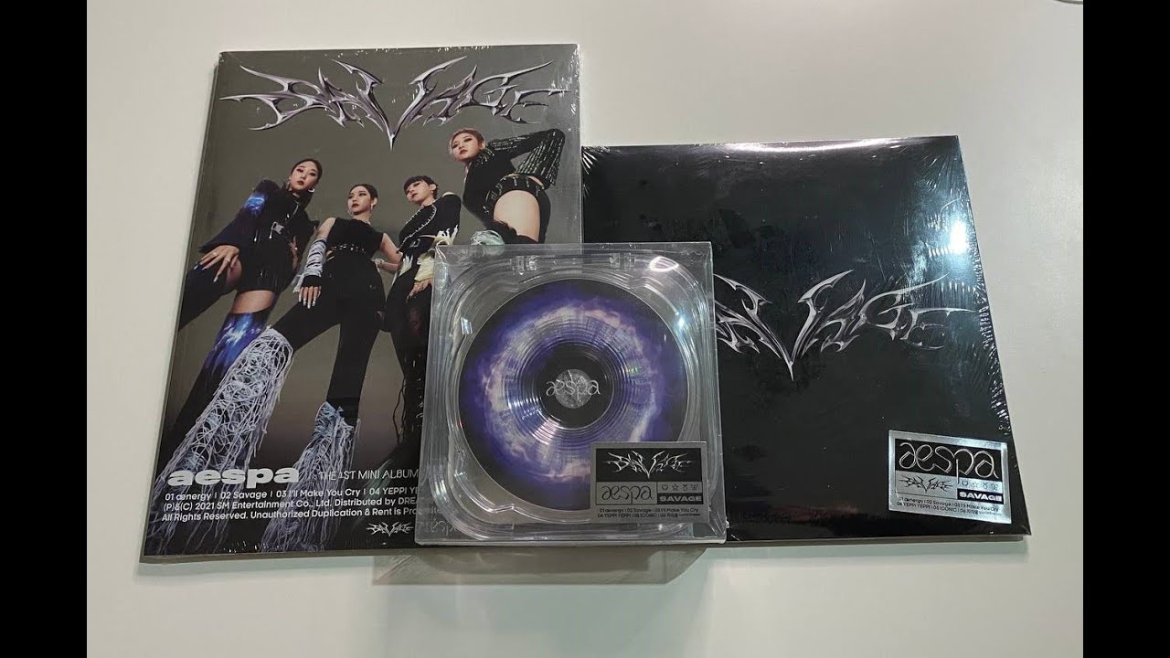 UNBOXING AESPA 1ST MINI ALBUM 'SAVAGE'