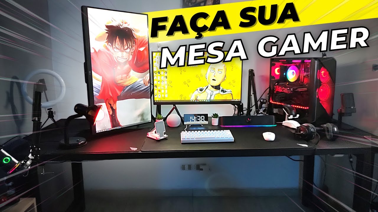 Quanto Gastei na Minha Mesa Gamer, Aprenda Fazer Voc&ecirc; Mesmo Sua Mesa Gamer