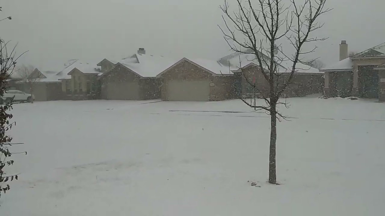Snowing in Lbb 2020