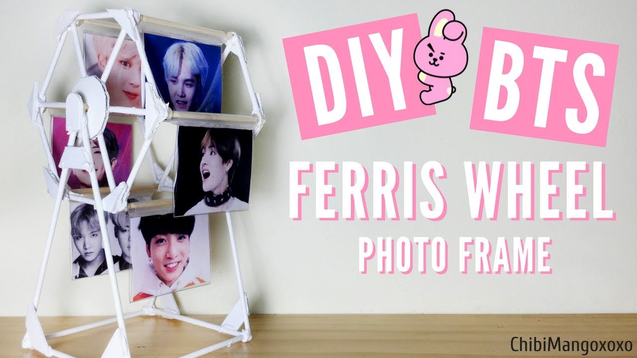 BTS Mini Ferris Wheel Photo Frame TUTORIAL