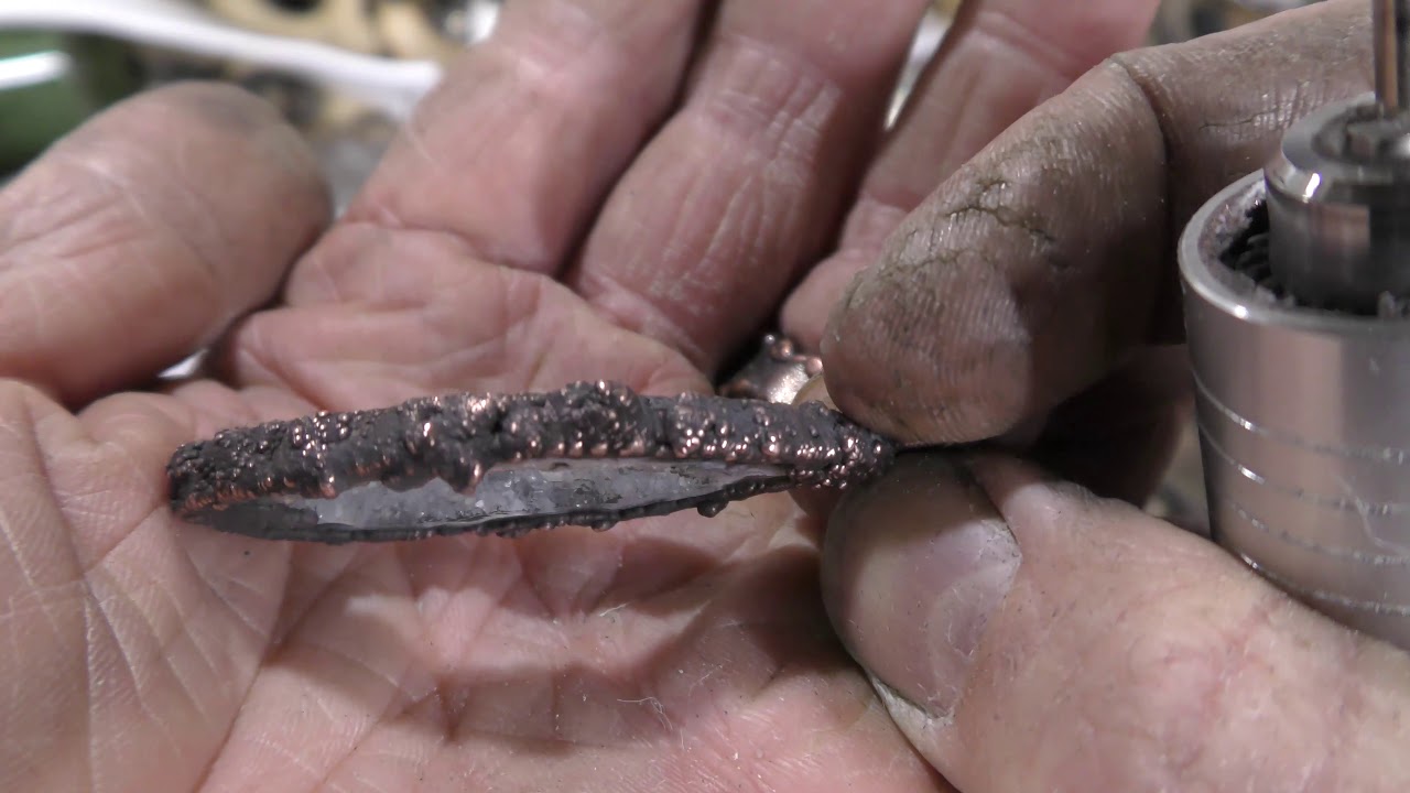 Finishing Copper electroformed pieces