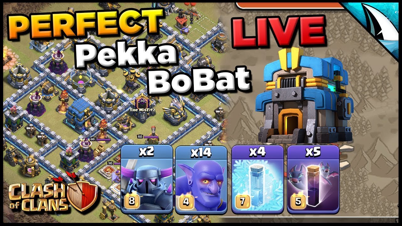 *Perfect Pekka BoBat Plan* TH 12 LIVE Planning | Clash of Clans