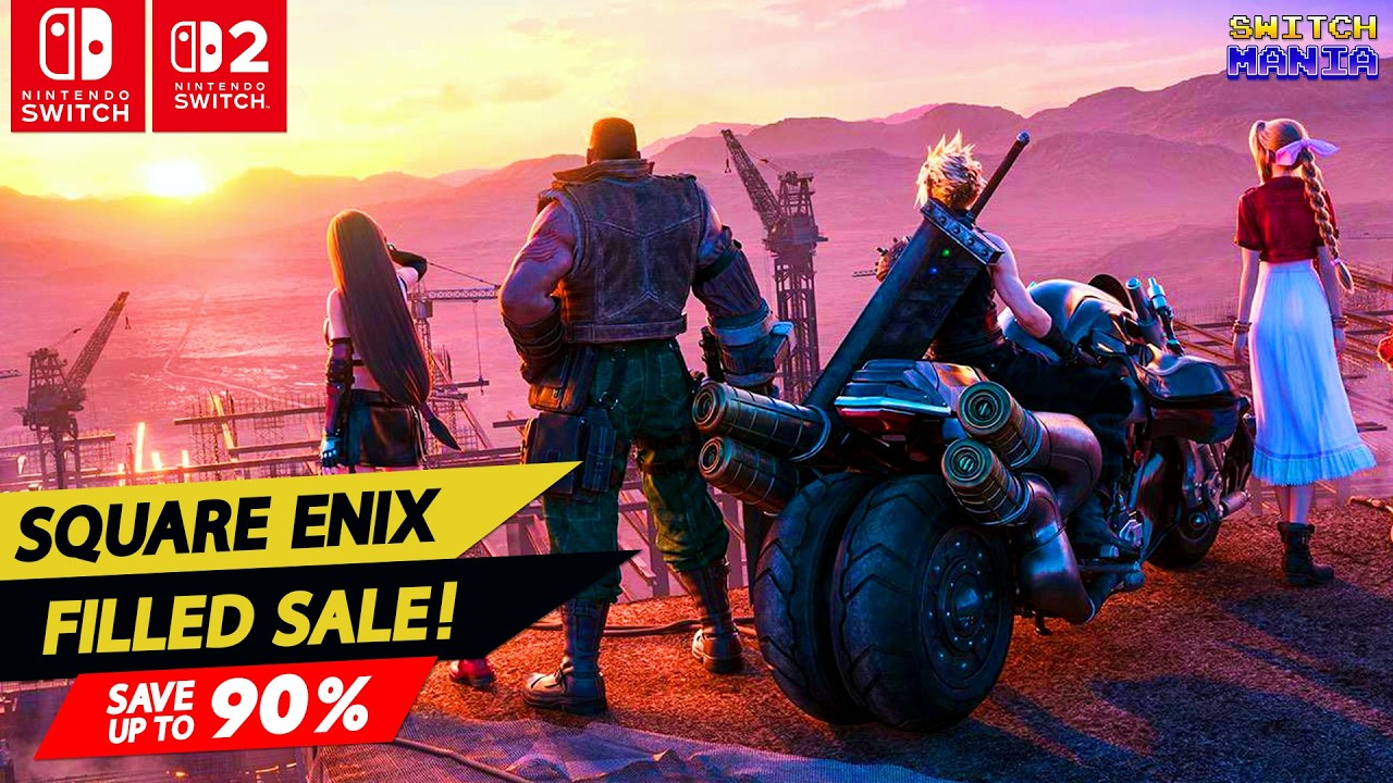 Топ-30 игр для Switch на распродаже Square Enix, которые стоит купить сегодня!