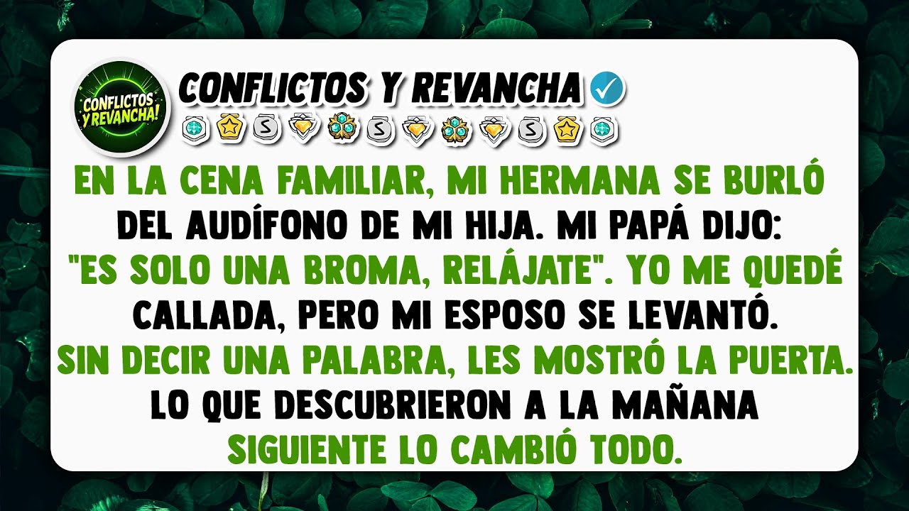 Se burlan de mi hija, mi esposo los echa. A la mañana siguiente, descubren la verdad.