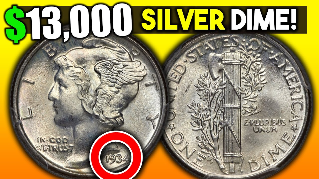 Монета Mercury Dime 1934 года стоит ОГРОМНЫХ денег!