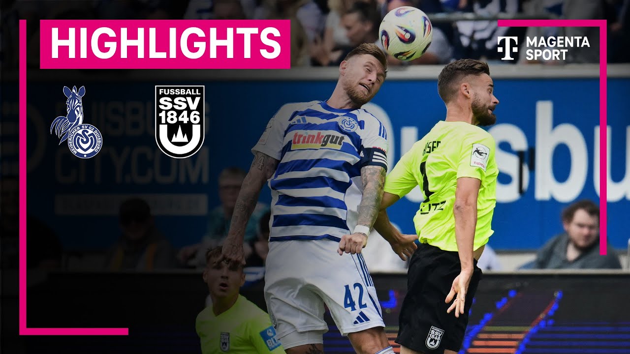 MSV Duisburg - SSV Ulm | Highlights 3. Liga | MAGENTA SPORT