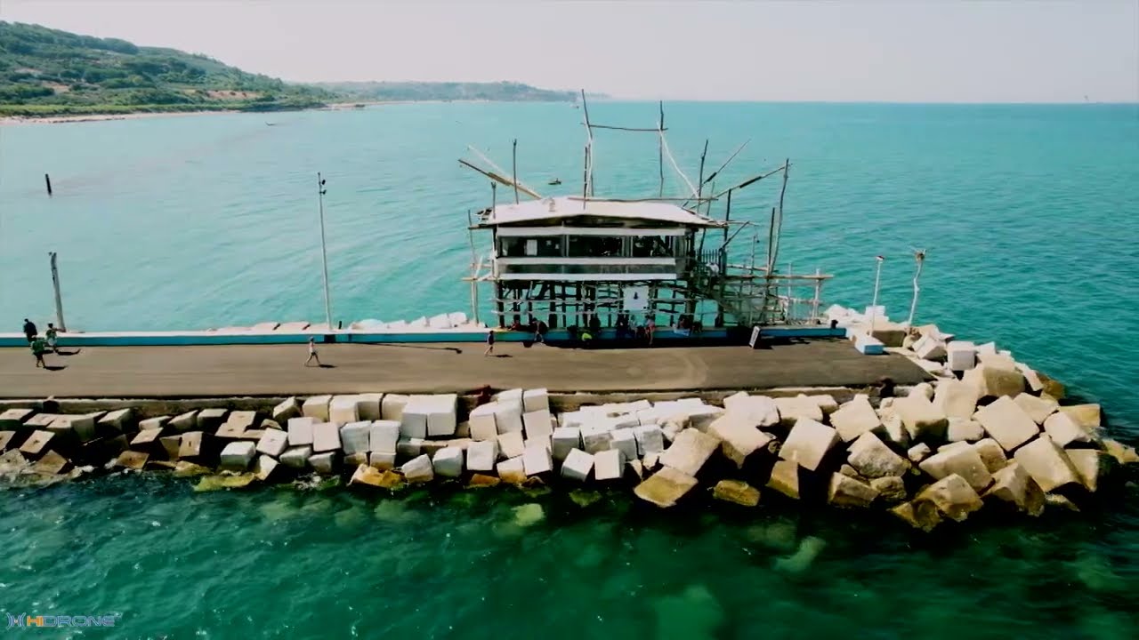 Costa dei Trabocchi vista dal Drone - Abruzzo da scoprire - Luoghi da visitare sulla costa adriatica