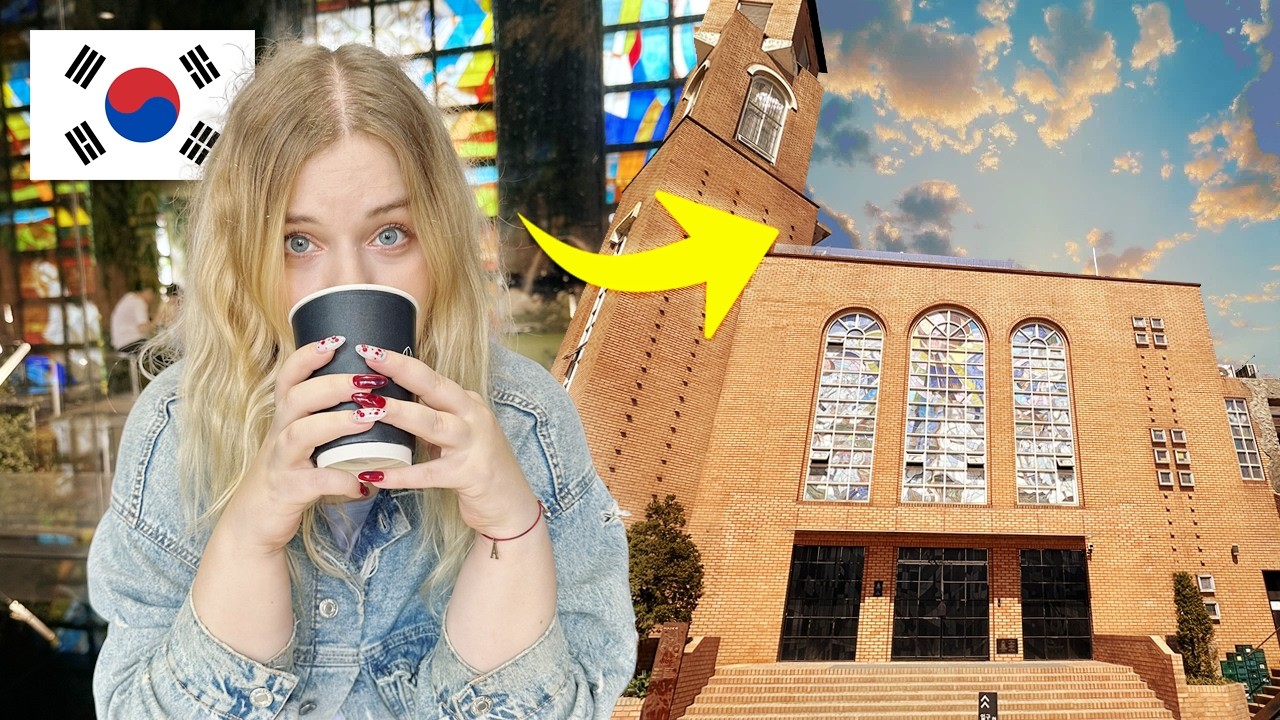 KAWIARNIA W KOŚCIELE? ⛪ Cafe Hopping po Incheon (największa kawiarnia w Korei!) 🇰🇷 ROK W KOREI #80
