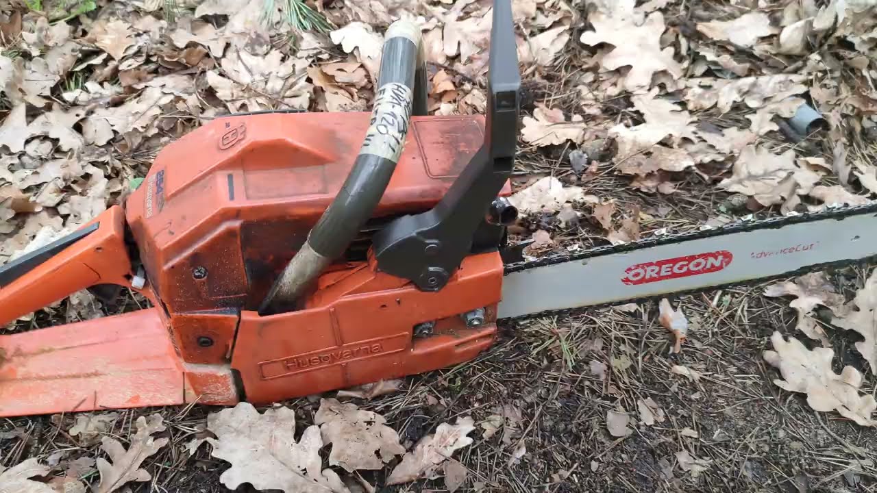 The Ironhorse style muffler in a Husqvarna 254xp chainsaw. Stock port timing.