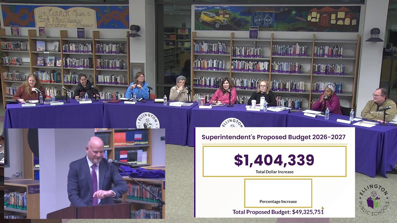 BoE Meeting @ EHS 1/8/2026