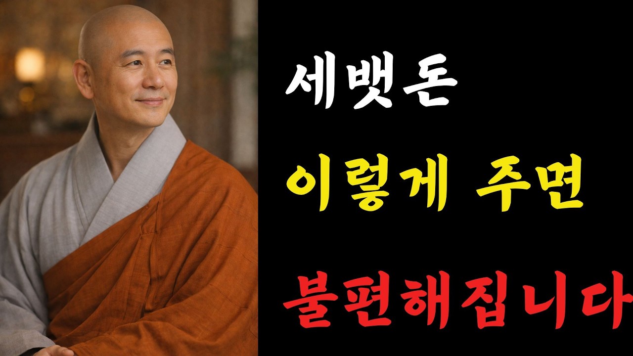 세뱃돈 이렇게 주면 큰일납니다 설날 재물운 풍수비법 | 스님말씀 | 부처님지혜 | 불교 | 무소유 | 평온한 삶