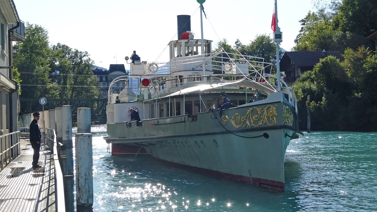 Paddle Steamer Lotschberg on Lake Brienz 14 09 17